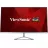 Монитор VIEWSONIC 31.5" VA LED VX3276-4K-MHD Silver/Black Premium Design (4ms, 2500:1, 300cd, 3840 x 2160, 178°/178°, HDMI2.0 x 2, DisplayPort, Mini DisplayPort, HDR10, SuperClear, Audio Line-In/Out, Speakers 2 x 2W, VESA)