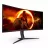 Монитор AOC 34.0" VA LED CU34G2XP/BK Curved Black, 1ms, 4000:1, 21:9, 300cd, 3440x1440, 178°/178°, 2 x HDMI2.0, 2 x DisplayPort, USB-C (Data), Refresh Rate 180Hz, Curvature 1800R, USB Hub: USB3.0 x 4, Height Adjustment, Audio Line-out, VESA