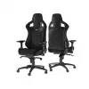 Fotoliu Gaming Metal,  Piele eco,  Gazlift,  120 kg,  165-180 cm,  Negru,  Verde NobleChairs Epic NBL-PU-GRN-002 Black/Green 