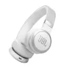 Casti cu microfon  JBL Headphones Bluetooth LIVE670NC White, On-ear, active noise-cancelling 