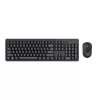 Kit (tastatura+mouse) QWERTY US, Black TRUST ODY II Wireless Silent Keyboard and Mouse Set 