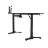 Masa de birou  GAMEMAX Gaming Desk Gamemax D140-Carbon-EC, 140x60x(75-118cm), Electric adjustable height, Cup holder, Headset holder, Lockable Casters, Cable managment 
