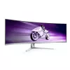 Monitor gaming  PHILIPS 49" PHILIPS Evnia 49M2C8900,White,QD-OLED,5120x1440,240Hz,FreeSync+G-Sync,0.03msGTG,1000cd,HDR,HDMI+DP+USB+TypeC,Spkrs 