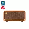 Boxa  EDIFIER Edifier MP230 Brown, Portable Tabletop Bluetooth Speaker, Vintage Radios classic design, 20W (2x10W) RMS, Class-D Amplifier, Bluetooth 5.0, Battery capacity 2500mAh, Piano key buttons, AUX, USB-C port and TF card, Dimensions (W x H x D)164x 84.3x 