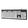 Tastatura  GEMBIRD Keyboard Gembird KB-CH-01, Full size, Chocolate type, Silent, Spill-resistant, 1.8m, USB, EN, Black/White 