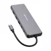 Docking station  VERBATIM Verbatim 13-in-1 USB-C Pro Multiport Hub CMH-13, 3x USB 3.2-A (Gen 1), 1x USB3.2-A (Gen 2), 2x USB2.0-A , 2x USB-C PD (87-96W) +Data, 2x HDMI 8K 30Hz, 1x DP 8K 30Hz, RJ45 Gigabit, 3.5mm audio, USB 3.2-C (Gen 2) cable 15cm, 150g 