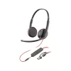 Casti cu microfon  Blackwire  Căști USB-C Poly Blackwire 3225 stereo + mufă 3,5 mm + adaptor USB-C/A (8X229AA) 